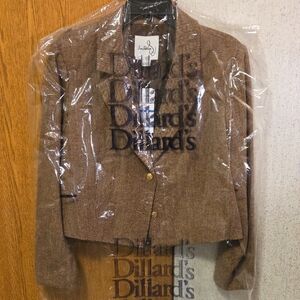 ⭐️NWT⭐️ Sam Edelman  Tan Tweed Blazer. Women's XL.